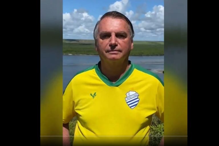 Vídeo foi veiculado no X de Jair Bolsonaro no começo da tarde deste sábado (6)