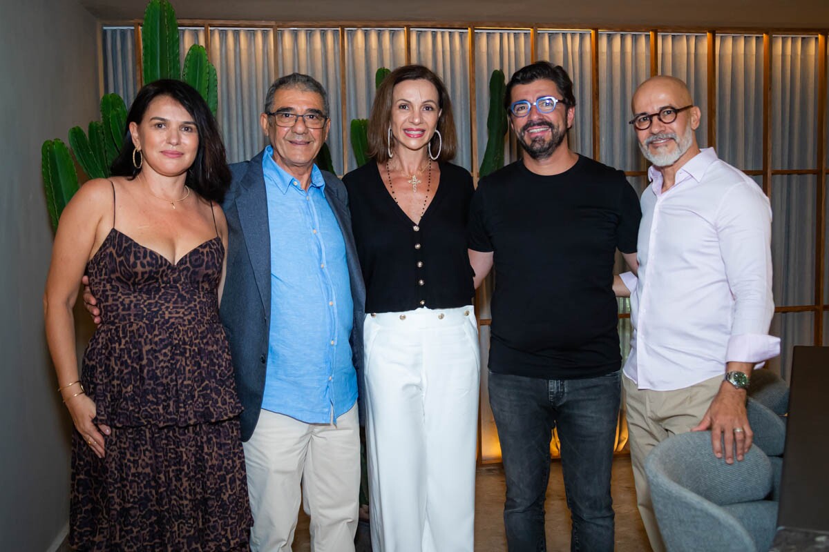 Walléria Teixeira, Mendo Barreto, Paula Santana, Celso Jr e Ney Lima