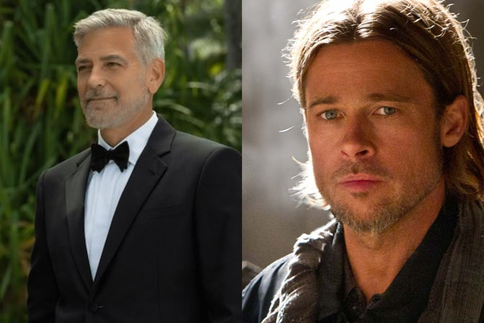 Esposa de George Clooney vê nova namorada de Brad Pitt como “alpinista social”