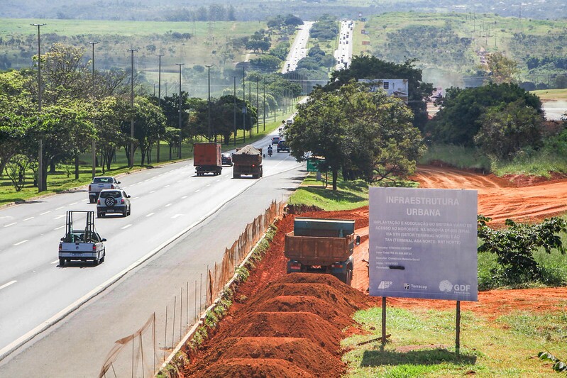Novo viaduto do Noroeste | Foto: Matheus H. Souza/Agência Brasília