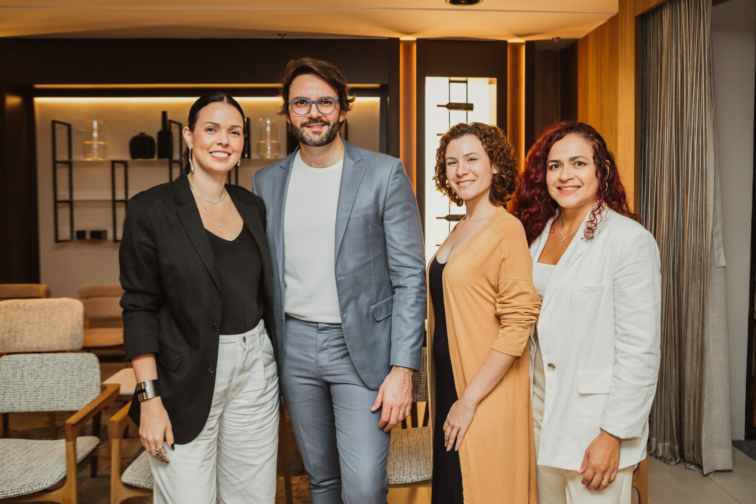 Anne Lisa Medeiros, César Pimentel, Paula Lucas e Rafaelle Guimarães