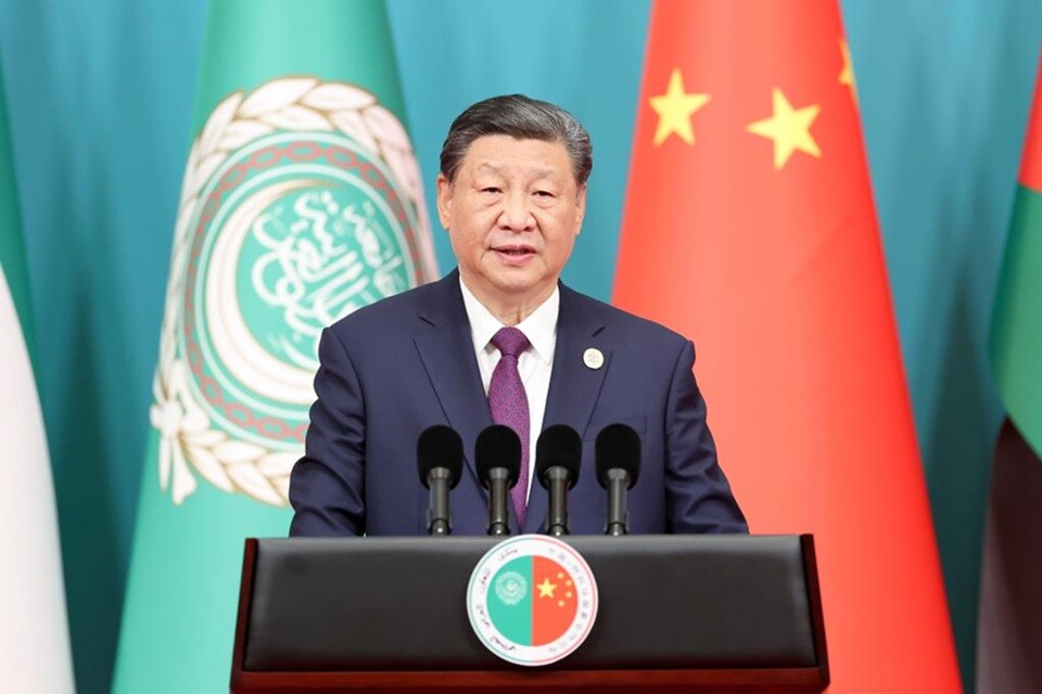O presidente da China, Xi Jinping, defendeu a coexistência de um Estado palestino e um israelense