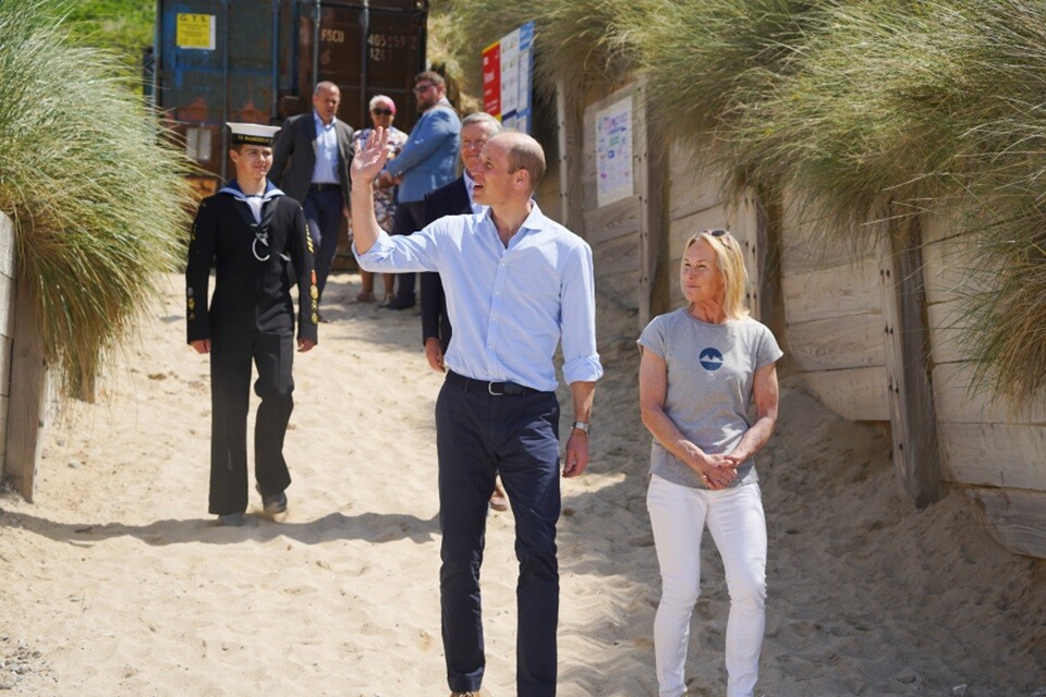 O príncipe William visitou um hospital nas Ilhas Scilly, arquipélago na costa da Cornualha