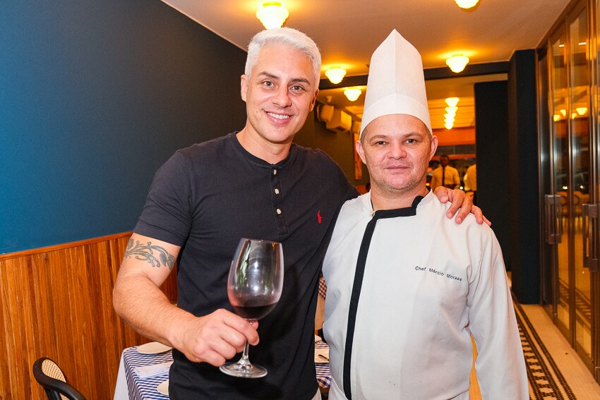 Paulo Henrique Cândido da Costa e Chef Márcio Moraes