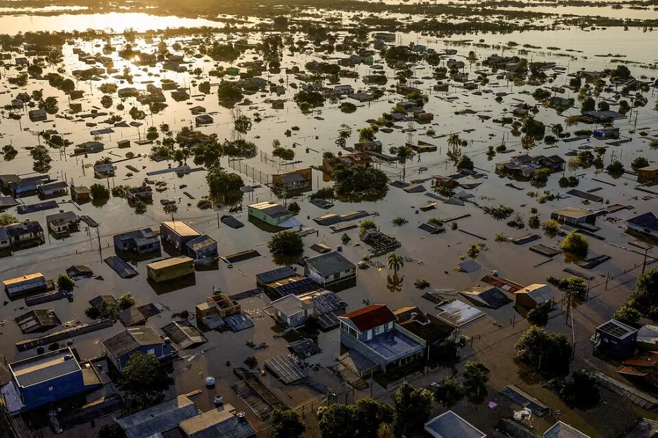 Quase 1 milhão e meio de pessoas afetadas pelas enchentes até agora | Foto: Reprodução/ Twitter