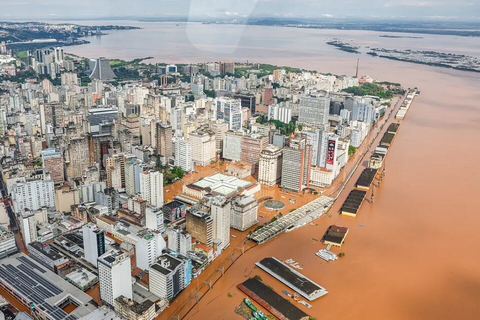 Quase 2 milhões de gaúchos já foram afetados pela chuva de alguma forma | Foto: Ricardo Stuckert/ PR
