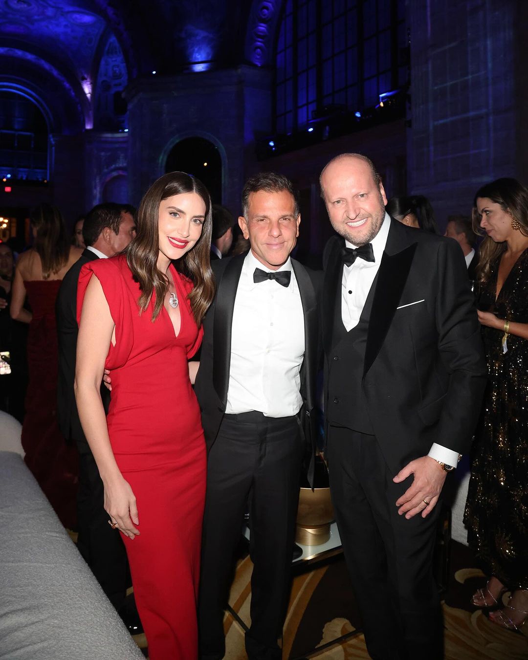 Anne Wilians, Alexandre Birman e Nelson Wilians na Forbes Party | Foto: reprodução/Instagram