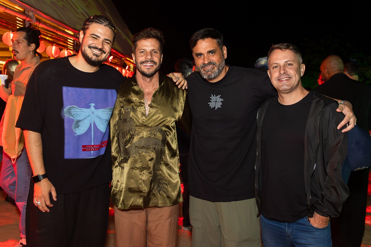 Thiago Reis, Rick Emediato, Tatau e Daniel Abreu
