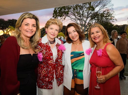 Flávia Lencastre, Vera Brennand, Cecília Maia e Isabel Almeida