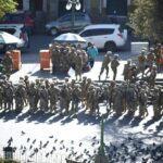 A sede do governo boliviano foi cercada por soldados na tentativa de golpe de estado