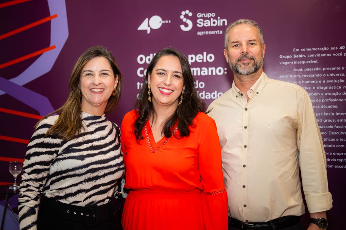 Beatriz Duarte, Andrea Pinheiro e Paulo Mendlovitz