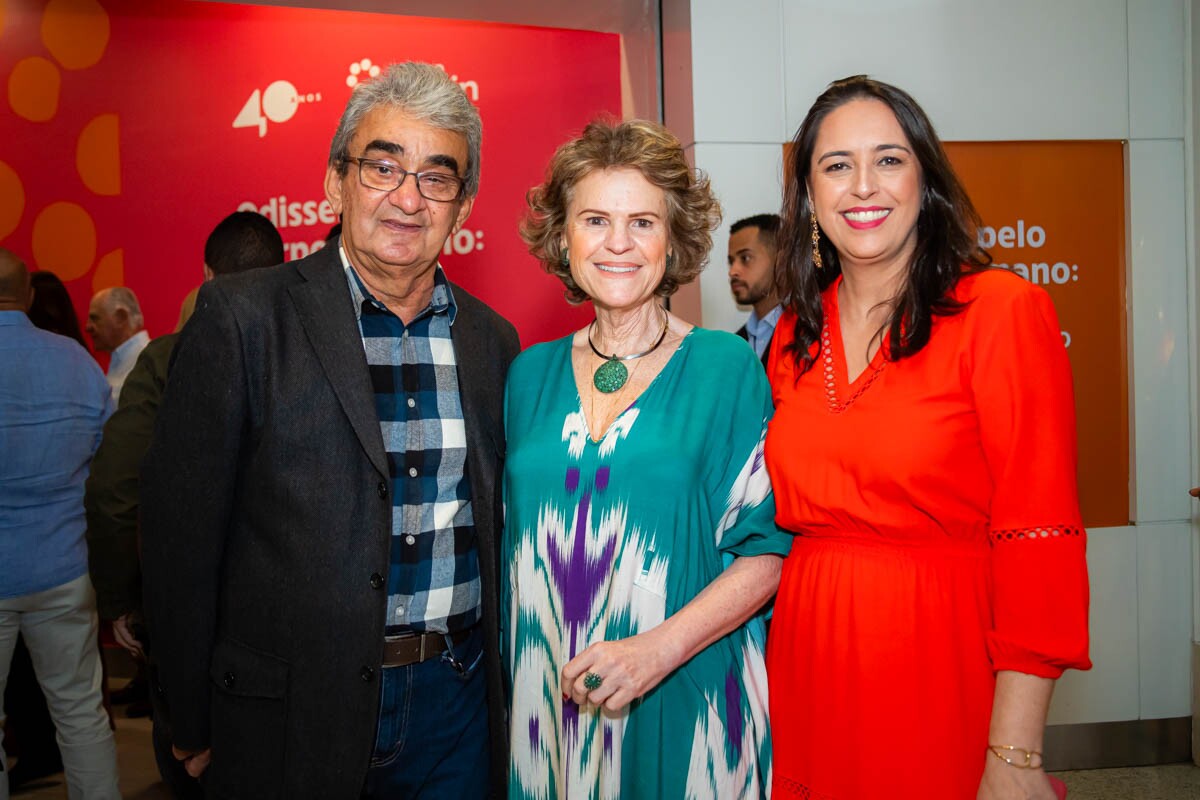 César Rebouças, Bertha Pellegrino e Andrea Pinheiro
