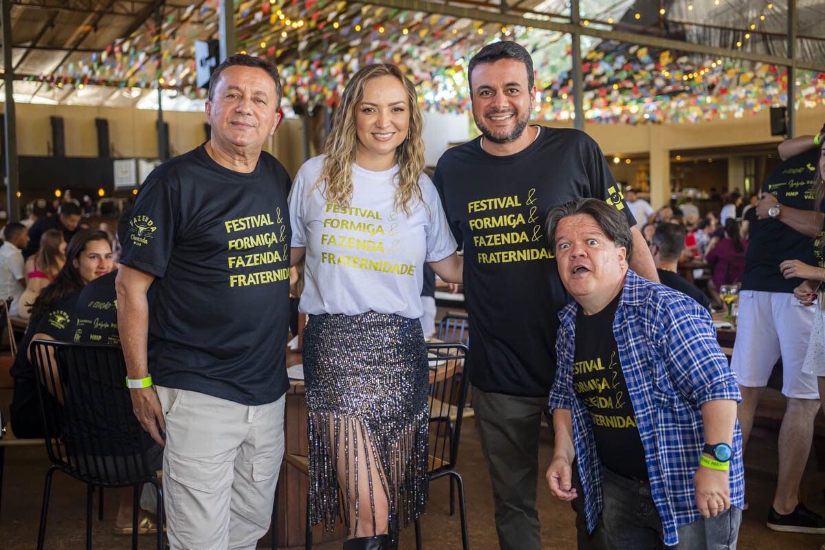 Enaildo Viana, Camila Formiga, Vinícius Viana e Ricardo Elias