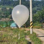 Este é o segundo ataque com balões carregando sacos de detritos que a Coreia do Norte faz aos vizinhos