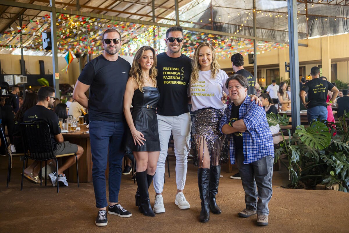 Gabriel Brandão, Bruna Franzoni, Roderico Manso, Camila Formiga e Ricardo Elias