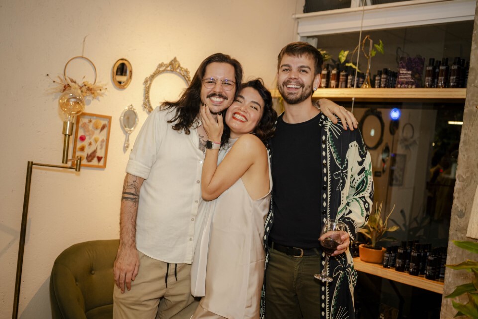 Giordano Bomfim, Jackeline Monteiro e Jordan Bomfim