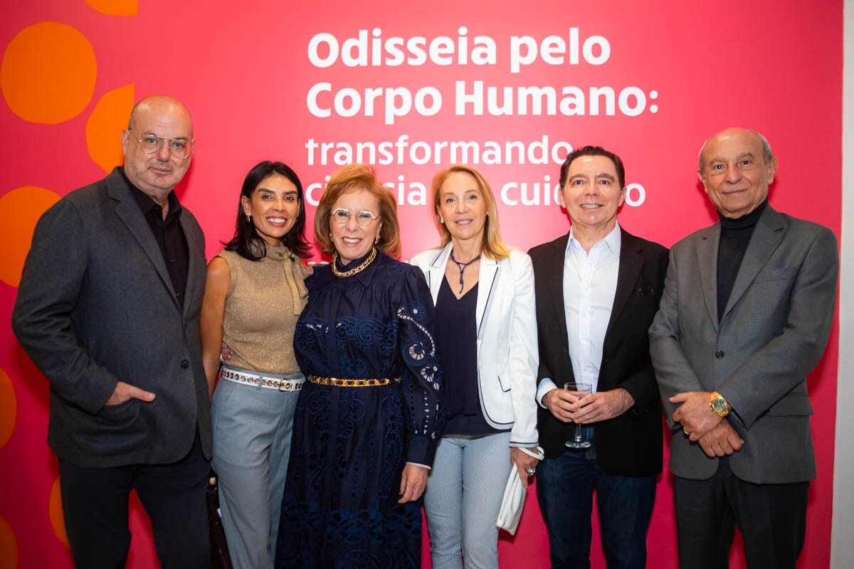 Giuseppe Cassano, Lucilia Cassano Pereira, Janete Vaz, Elena Giaccone, Denilson Gonçalves e Flávio Marcilio