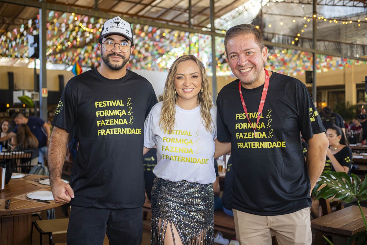 Igor Araújo, Camila Formiga e Cristina Balena