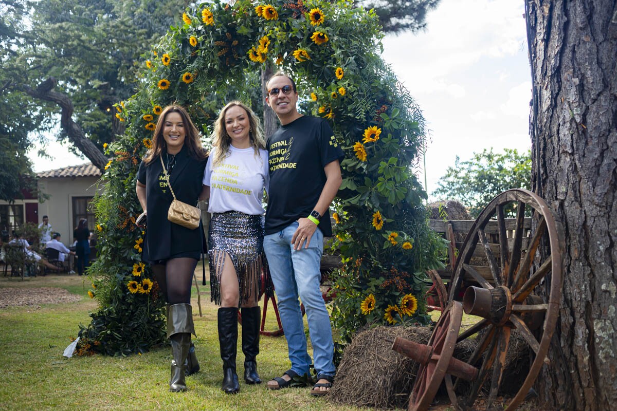 Isabela Vieira, Camila Formiga e Gino Vieira