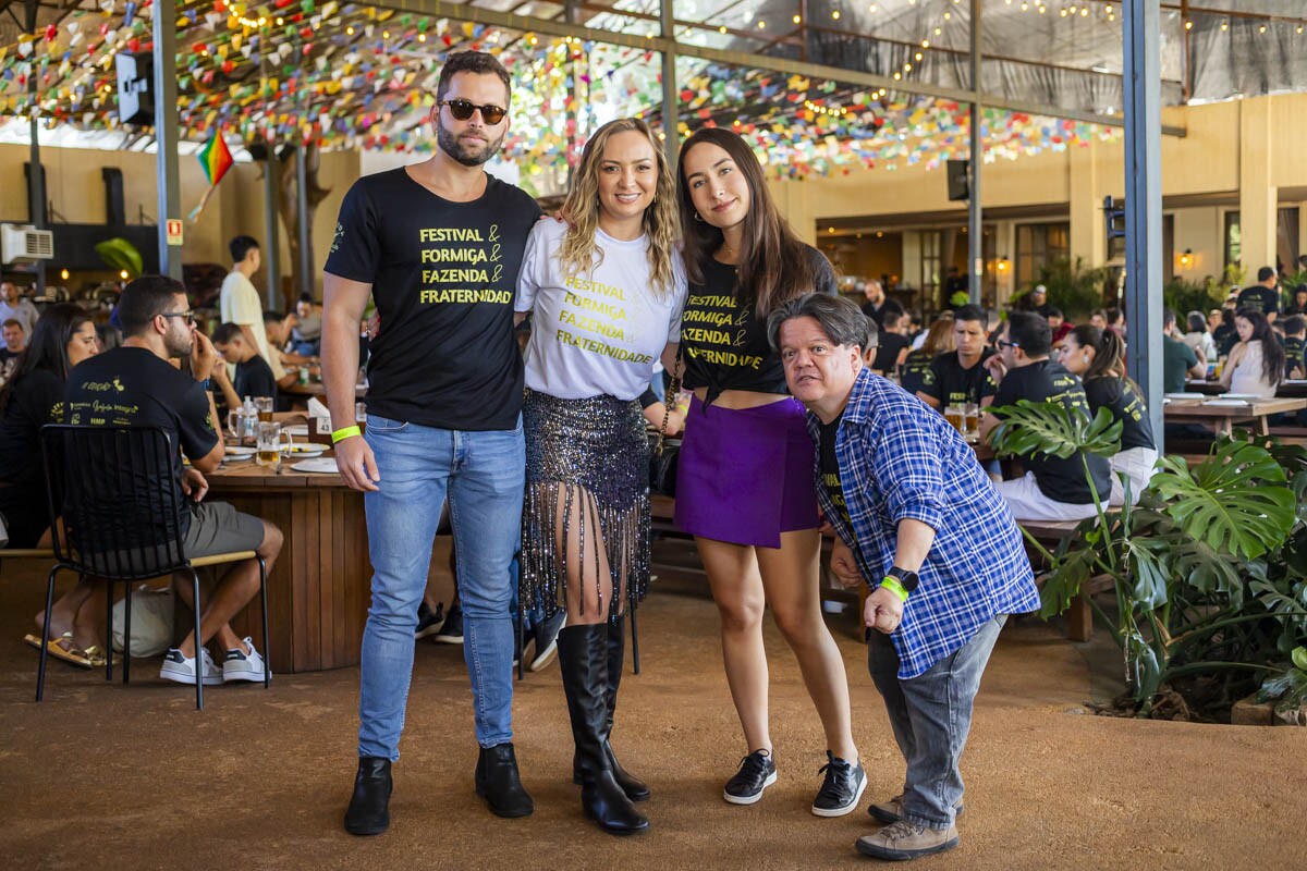 Marcos Barreto, Camila Formiga, Bárbara Moura e Ricardo Elias