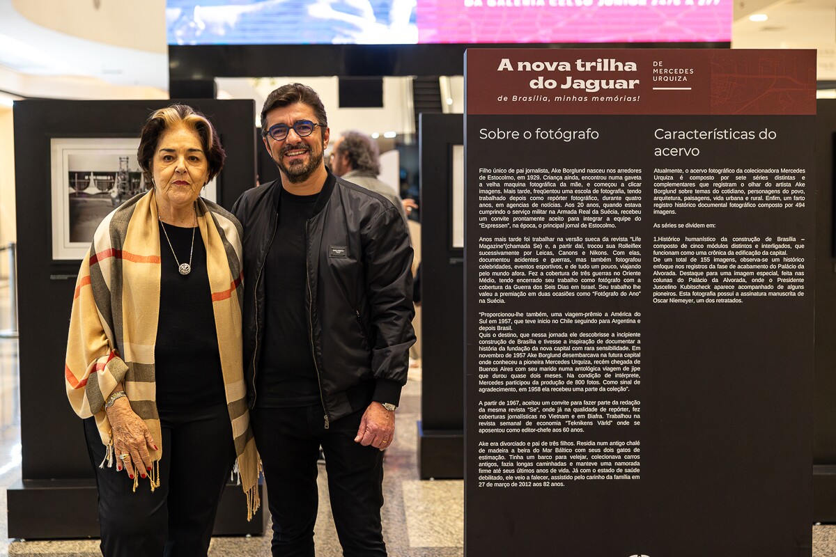 Mercedes Urquiza e Celso Junior celebram Brasília em exposição fotográfica