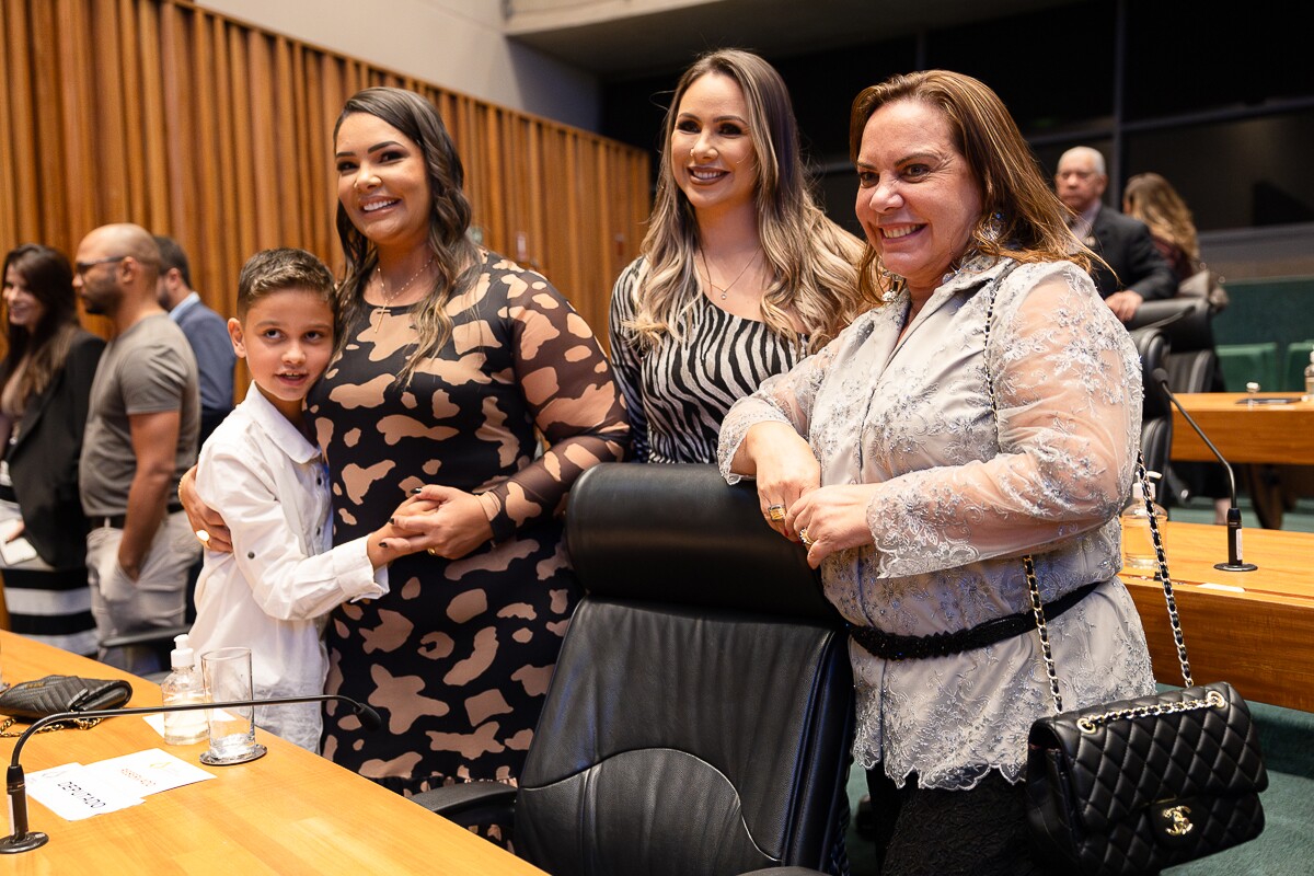 Miguel, Susanny Freire, Samara Freire e Bernadete Martins