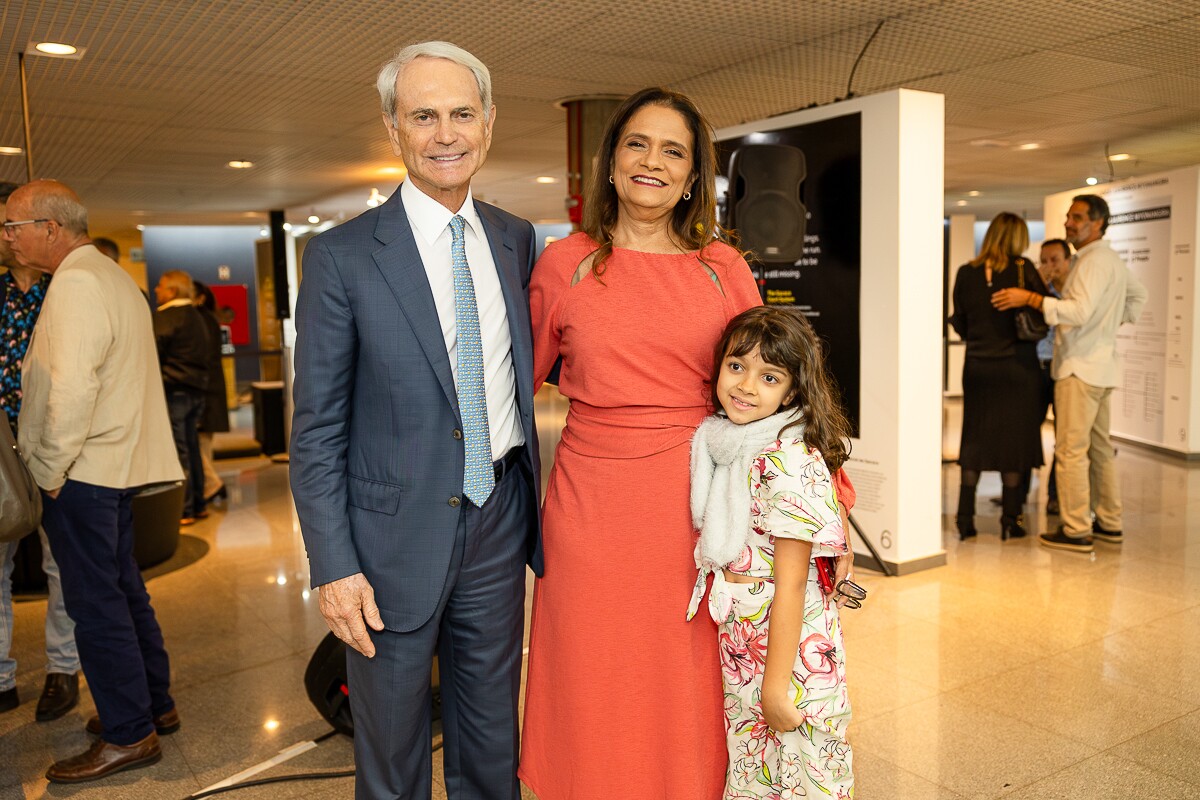 Paulo Octávio, Ana Dubeux e Lis Dubeux Costa