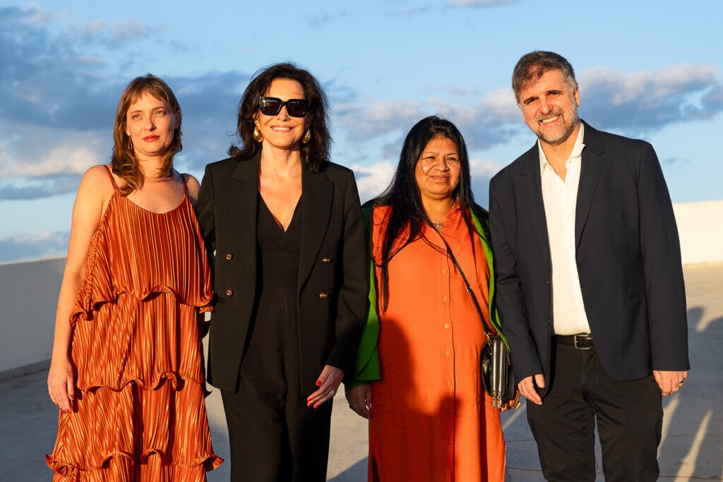 Sara Seilert, Andrea Pinheiro, Sandra Benites e Antônio Lessa
