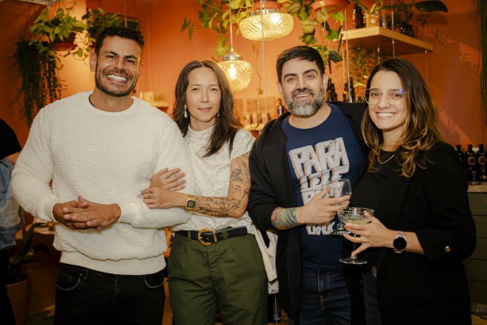 Tiago Gebrim, Cyntia Ashiuchi, Mirzan Duarte e Beatriz Falcão