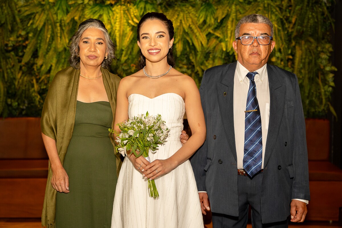 Aparecida Landim de Souza, Lucyenne Landim e Antônio Augusto Soares