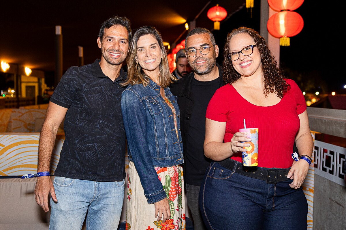 Breno Veloso, Natália Senna, Fabiano Ribeiro e Aline França