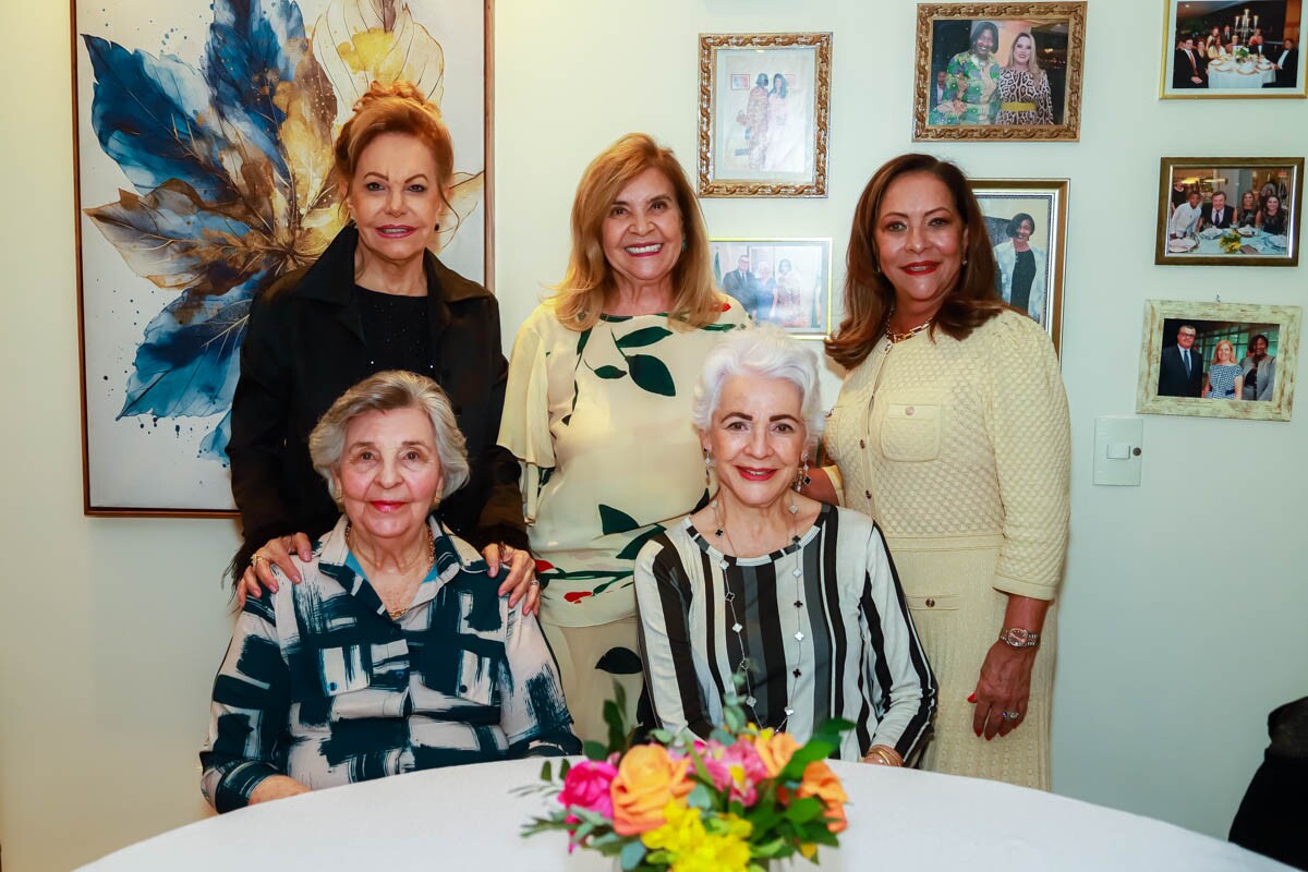 Elizabeth Campos, Maria José Guimarães, Irene Borges, Jane Godoy, Sandra Costa