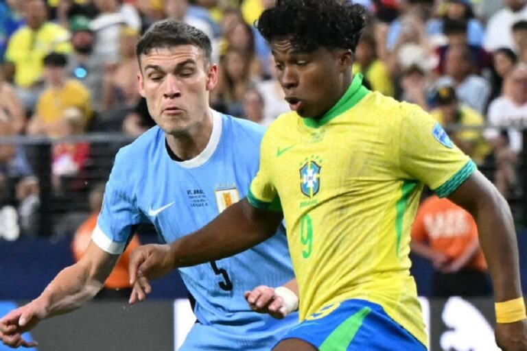 Endrick pouco conseguiu fazer para ajudar a seleção a transformar posse de bola em gols | Foto: Reprodução Instagram/ Copa América
