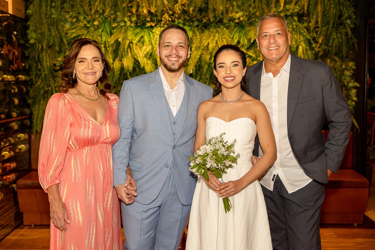 Fabricia Figueiredo, Felipe Menezes, Lucyenne Landim e Bruno Menezes