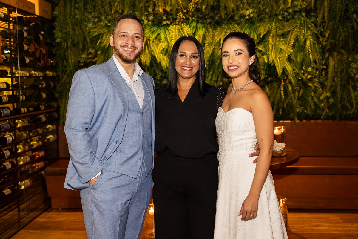 Felipe Manezes, Chris Senna e Lucyenne Landim