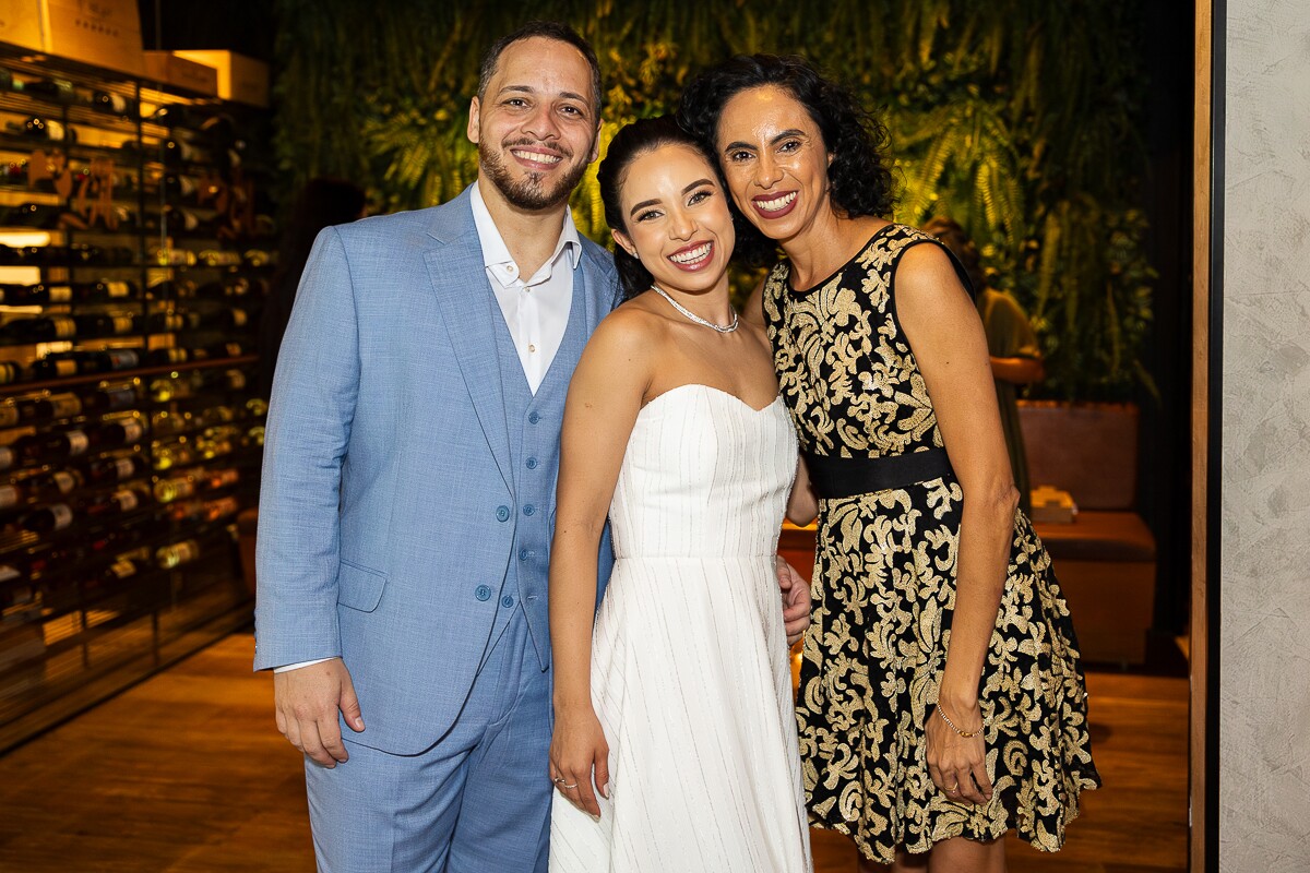 Felipe Menezes, Lucyenne Landim e Hérica Christian 