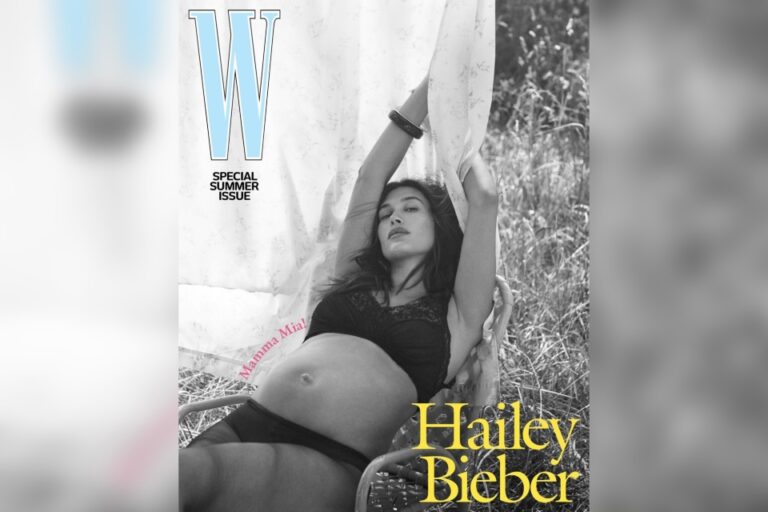 Hailey Bieber na capa da W Magazine