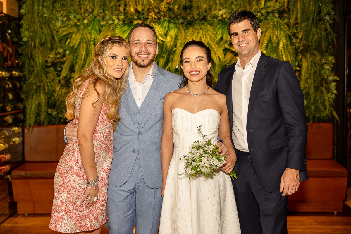 Isadora Campos, Felipe Menezes, Lucyenne Landim e Jorge Paulo Palhares