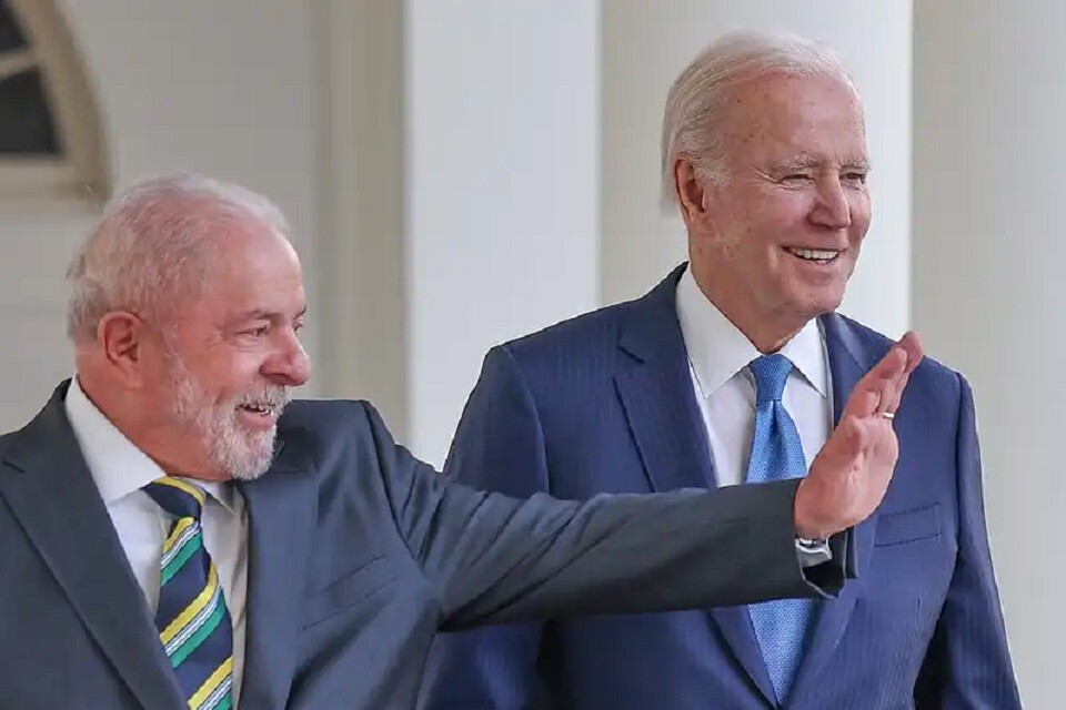 Joe Biden e Lula durante encontro na Casa Branca | Foto: Ricardo Stuckert/ PR