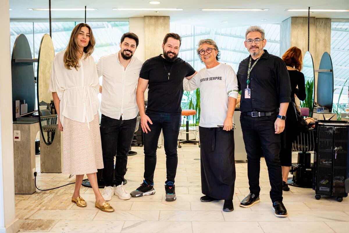 Luciana Santa Cruz , Ayham Arabi, Marcel Machado, Hélio e Pablo Bustamante
