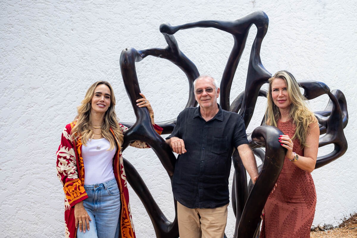 Paloma Gastal, Hugo França e Cristina Salaro