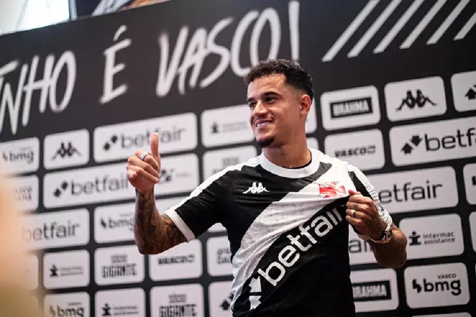 Philippe Coutinho entrou no segundo tempo e voltou a vestir a camisa do Vasco em um jogo oficial | Foto: Leandro Amorim/ Vasco da Gama