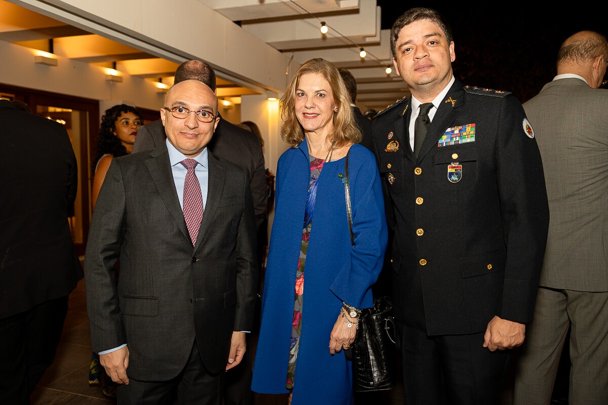 Talal Rashed Almansour, Silvia Rucks e Coronel Sérgio Carrera