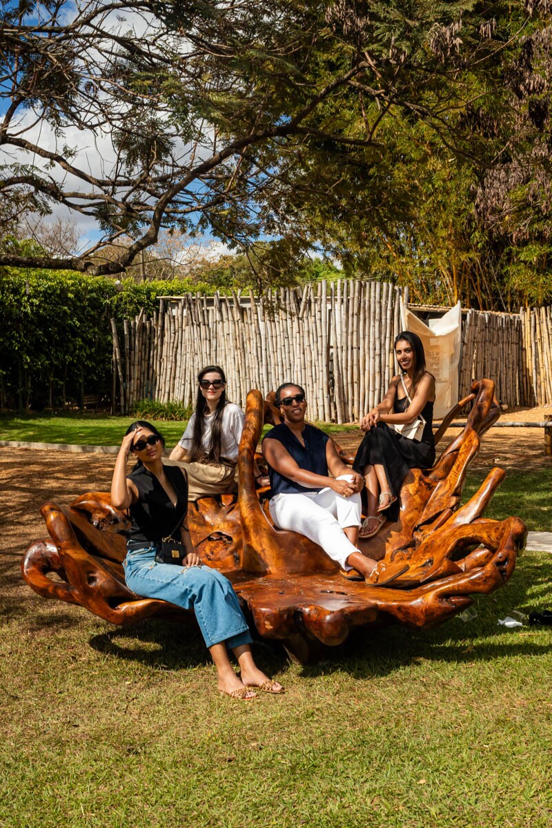 Tanvi Reddy, Carolina-Augusta Neumann Pinheiro, Nia Watson e Tamanna Sidika