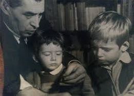 Georges Wakhevitch com os filhos Alexandre e Igor | Foto: reprodução