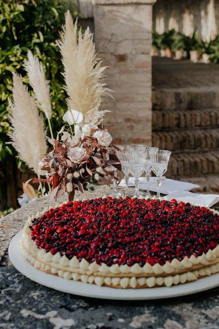 Bolo de casamento Millefoglie