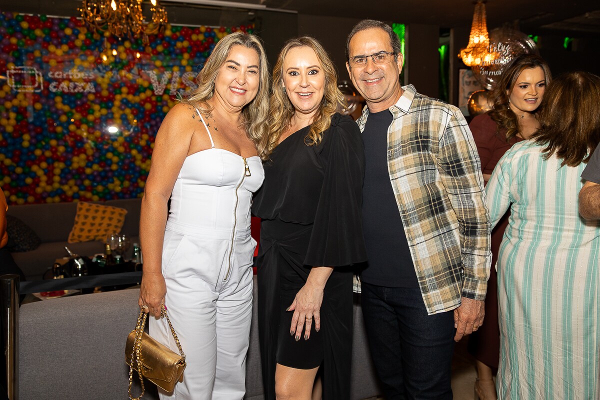 Agnete Menezes, Tati Pinardon e Fábio Mesquita