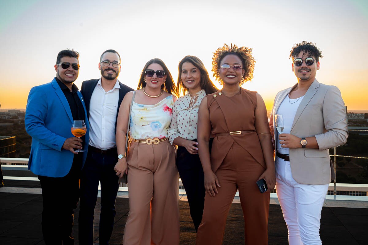 Alexandre Miranda, José Otávio, Ana Amorim, Laiza Braz, Cris Simplício e Paulo Lima 