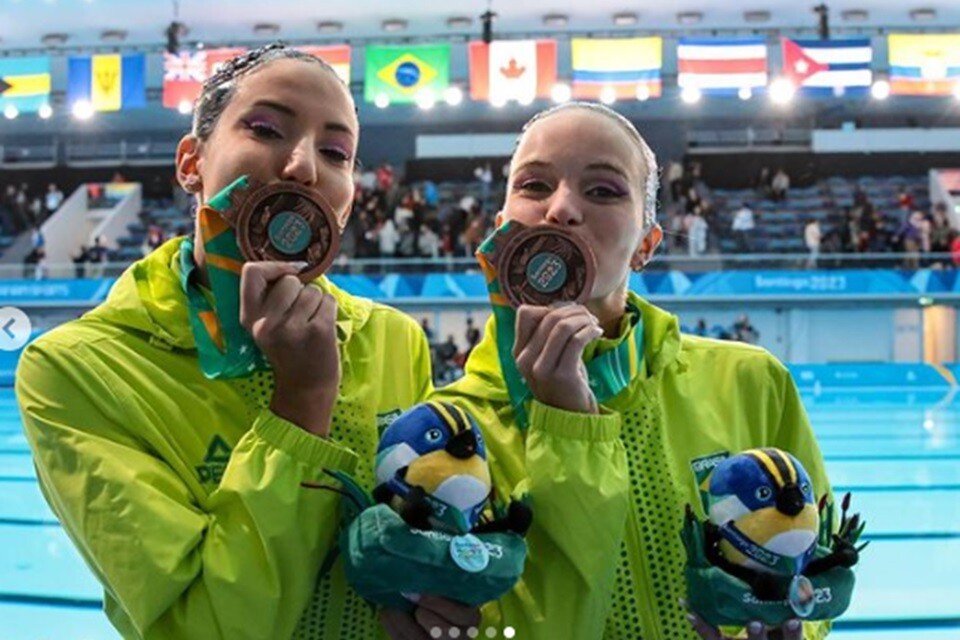 Ao lado de Laura Miccuci, Gabriela Regly foi medalhista de bronze no Pan-Americano de 2023, mas não conseguiu vaga para Paris