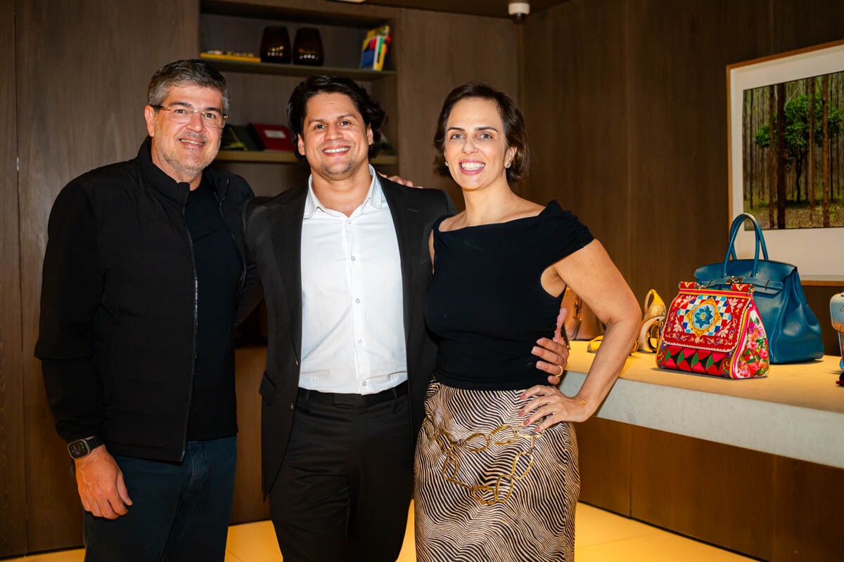 Bené Oliveira, Pedro Barbosa e Fernanda Sabino